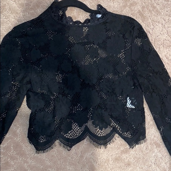 RUNAWAY The Label Rosie Lace Top - Picture 4 of 5
